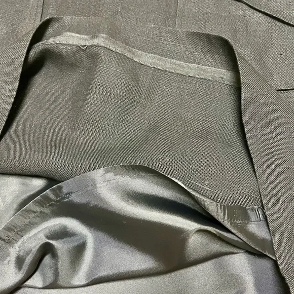 Valentino- Made In Italy, Men’s Trousers, Black Tone On Tone Stripe Sz 36/52 EU